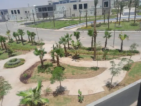 Landscape works completed for a residential compound