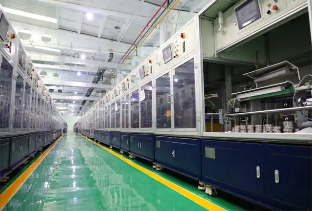 Automatic bearing production line at a partner plant