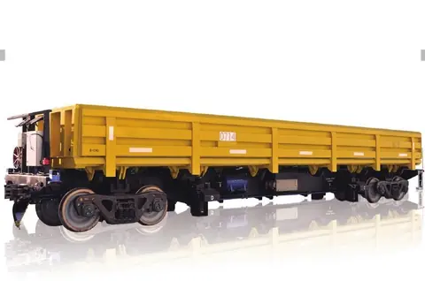 Side-dump wagon
